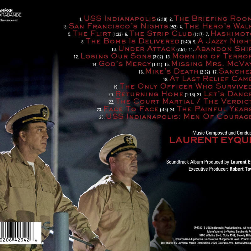 USS Indianapolis: Men of Courage (Original Motion Picture Soundtrack) album cover