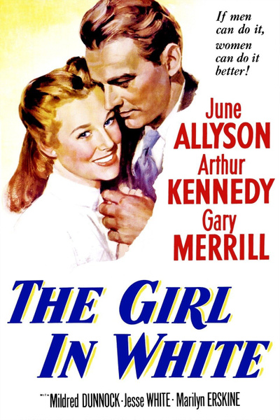 Poster for The Girl in White (1952)