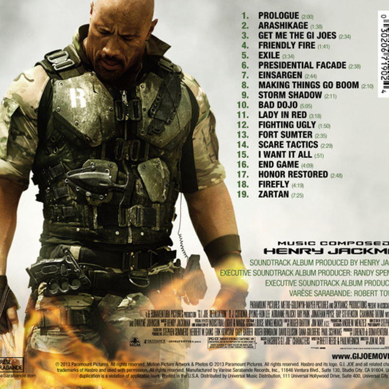 G.I. Joe: Retaliation (Music From the Motion Picture) album cover