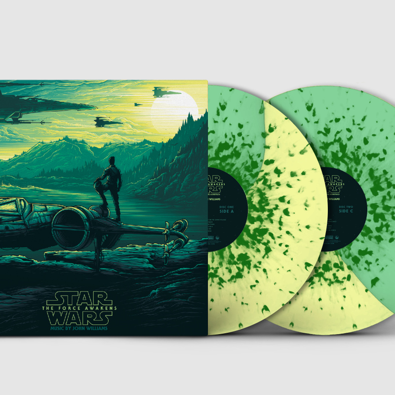 Cover art for Star Wars: The Force Awakens - Collector's Edition (Original Motion Picture Soundtrack) (Poe (Yellow / Green Half & Half) Variant)