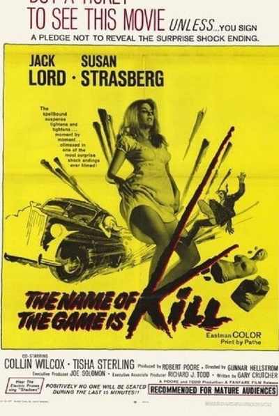Poster for The Name of the Game Is Kill (1968)
