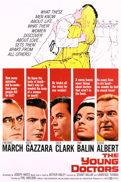 Poster for The Young Doctors (1961)