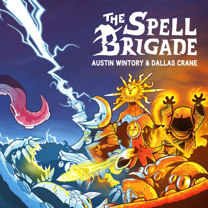 Album cover for Dallas Crane: The Spell Brigade (Original Soundtrack Album) by Dallas Crane and Austin Wintory - T-65b Recor…
