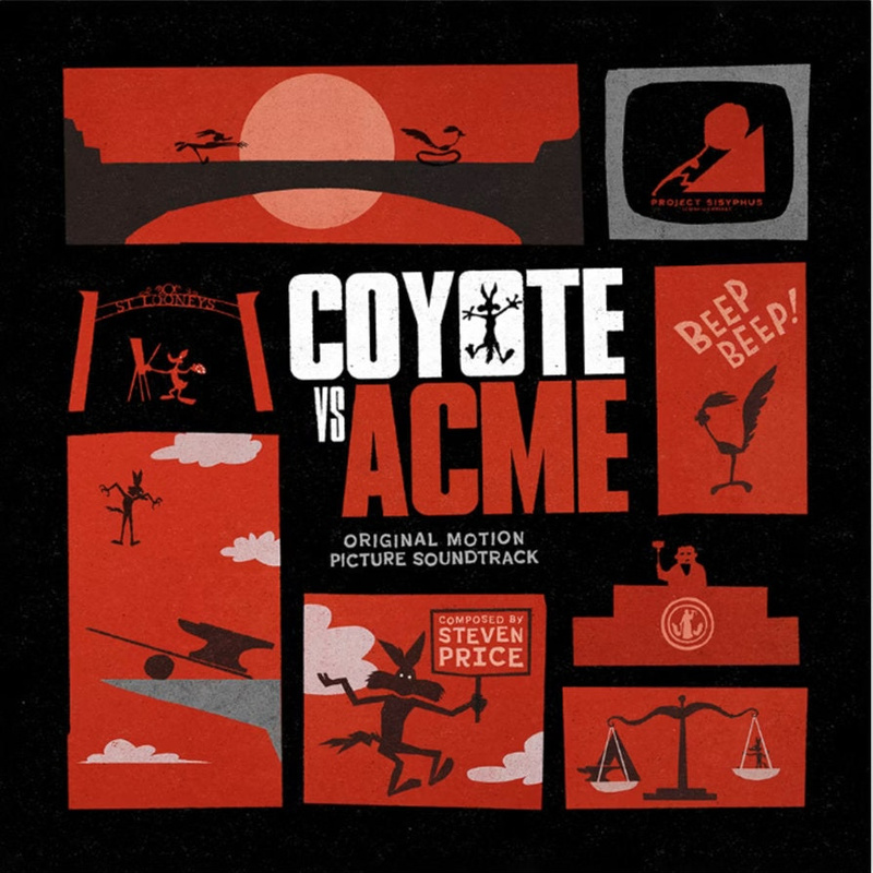 Album cover for Steven Price: Coyote vs. Acme (Original Motion Picture Soundtrack) by Steven Price - iam8bit 2026