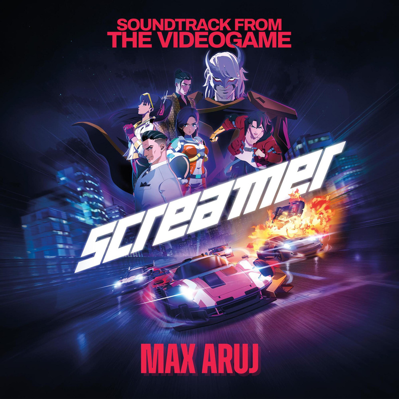 Album cover for Screamer (Original Video Game Soundtrack) by Max Aruj - Scott Point Productions 2026