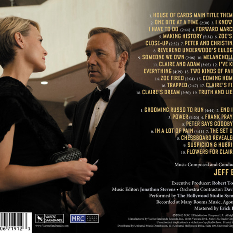 House of Cards (Music From the Netflix Original Series) album cover