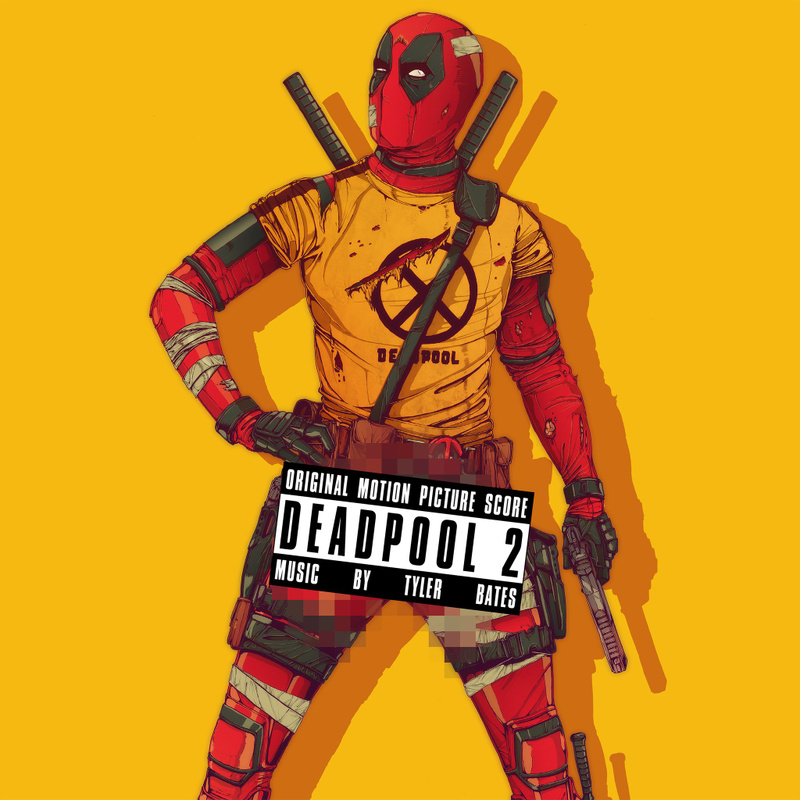 Cover art for Deadpool 2 (Original Motion Picture Score) (Red with Black Stripe Vinyl Variant)