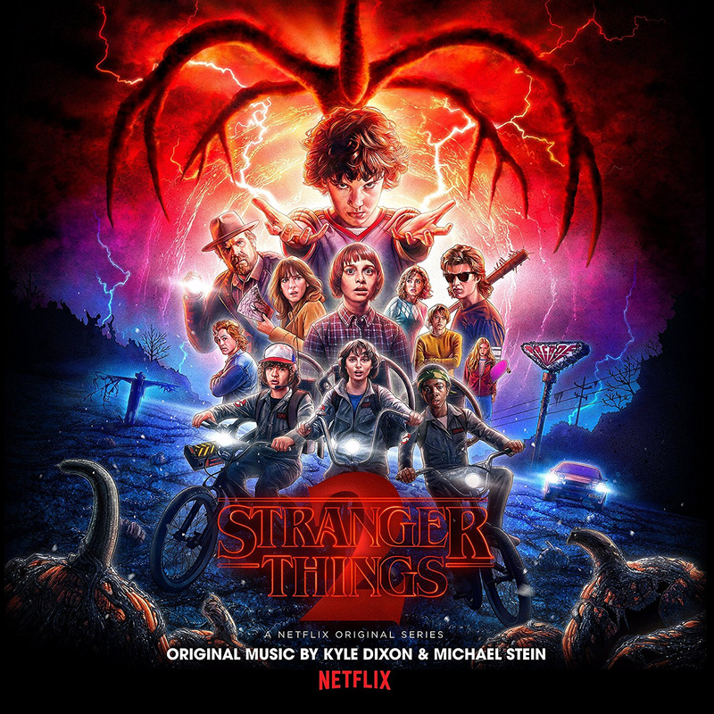 Cover art for Stranger Things 2 (A Netflix Original Series Soundtrack) (Upside Down Inter-Dimensional Blue Vinyl Variant)